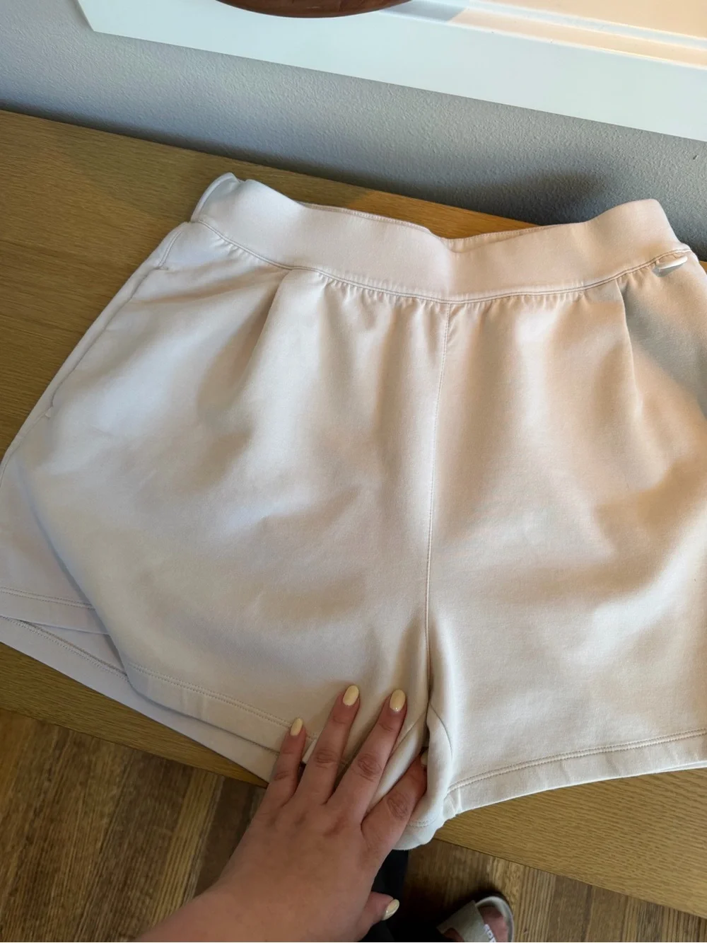 Nike Women’s Athletic Shorts in Light Beige